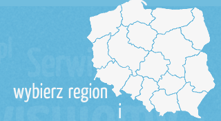 mapa Polski - wybór regionu